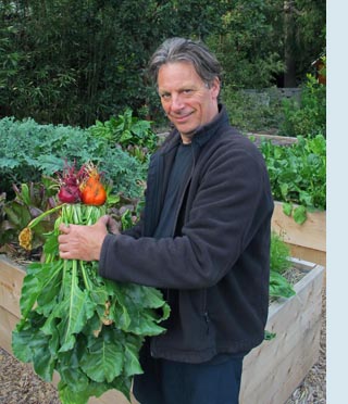 Photo of Brent in the garden.